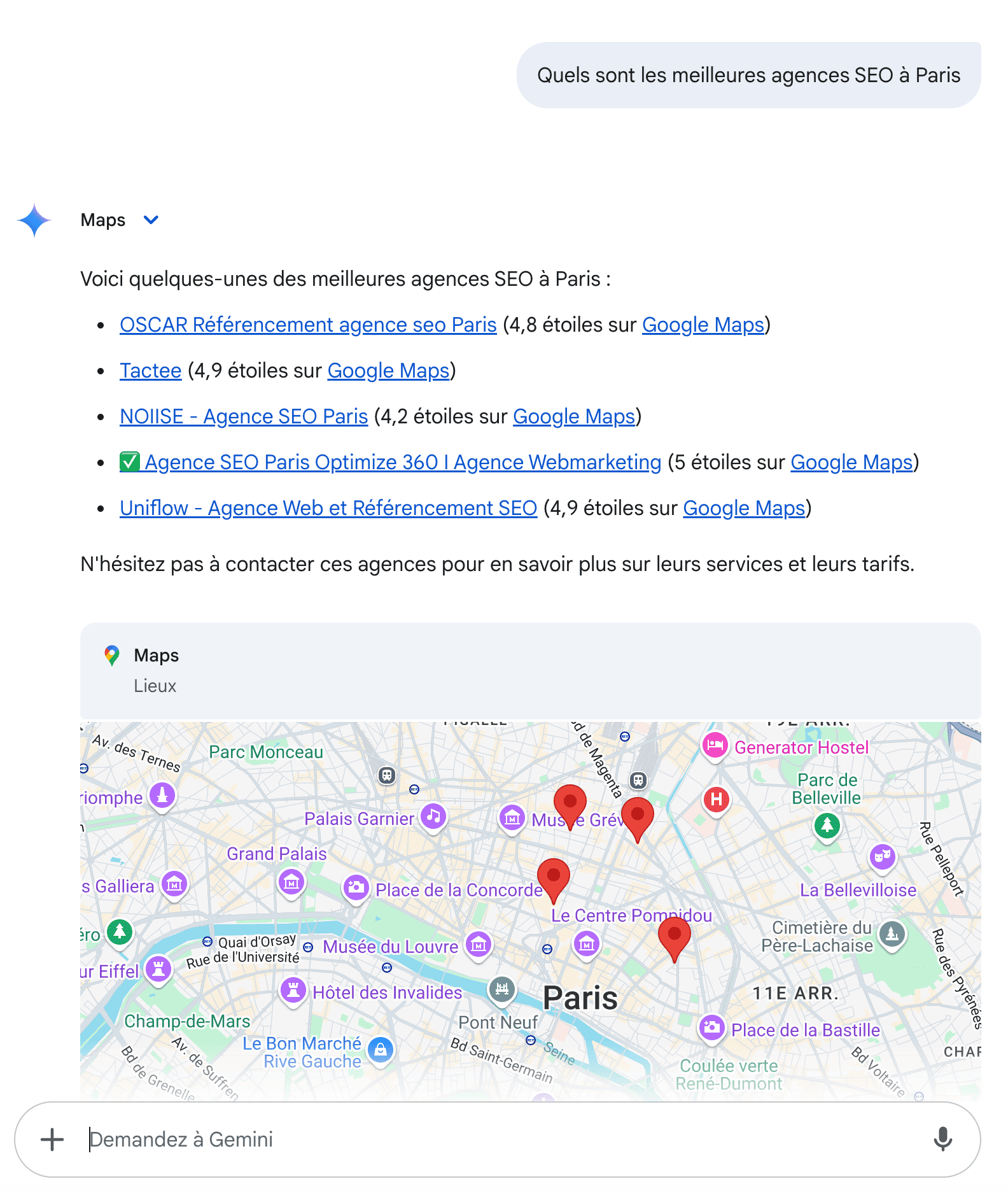 Referencement IA Gemini